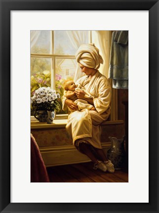 Framed Mother And Child Print