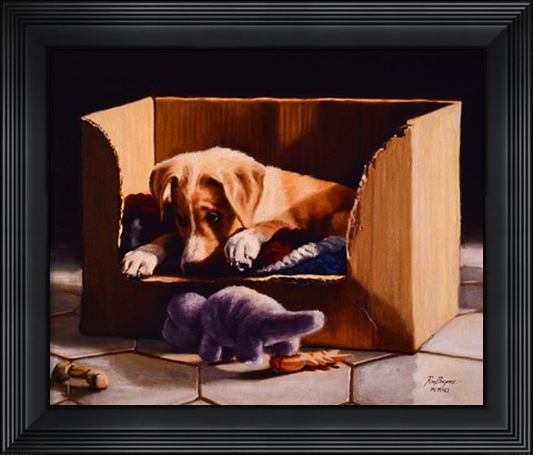 Framed Playful Print
