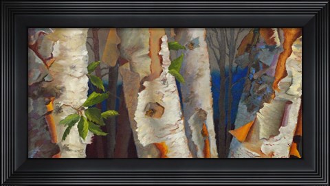 Framed Birch Family Print