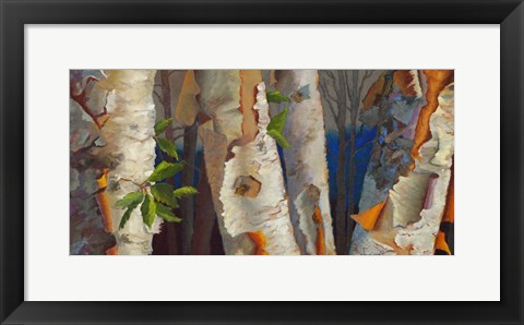 Framed Birch Family Print