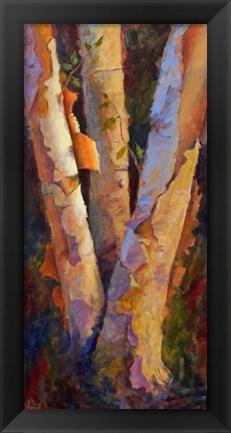 Framed Birch Trio Print