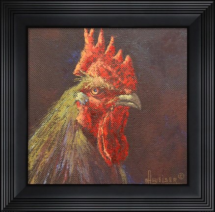 Framed Chicken Print