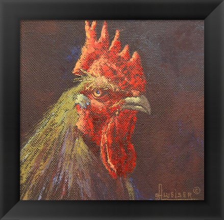 Framed Chicken Print