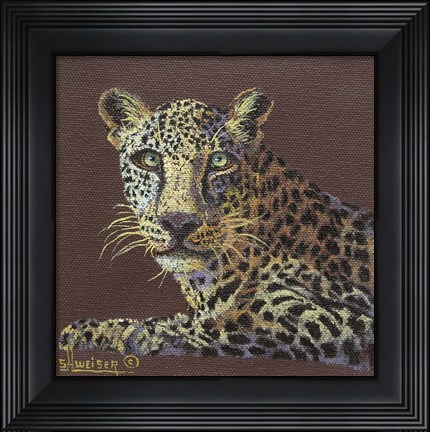 Framed Leopard Print