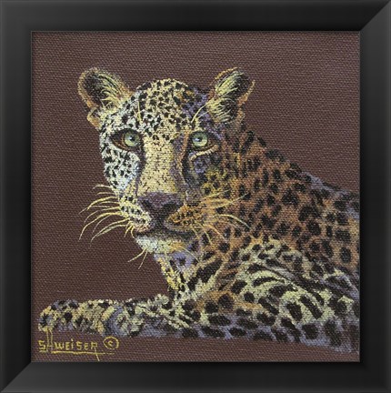 Framed Leopard Print