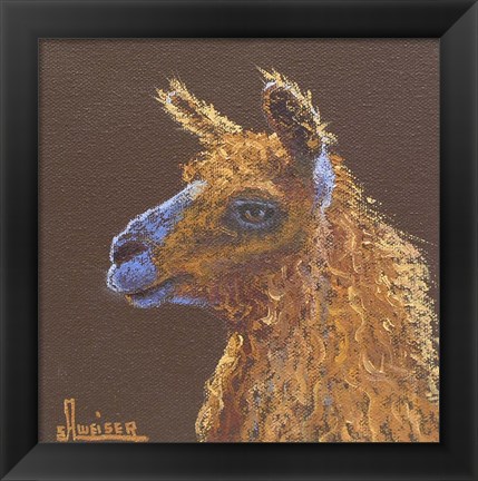 Framed Llama 2 Print