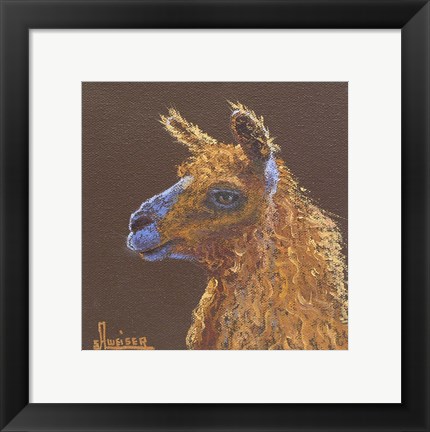 Framed Llama 2 Print