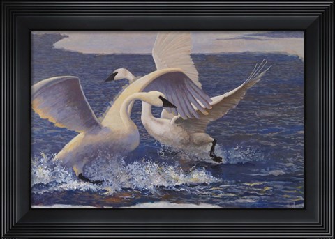 Framed Winter Play Print