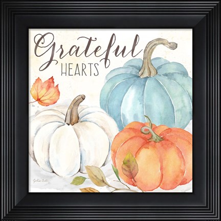 Framed Pumpkin Patch Sentiment I-Gather Print
