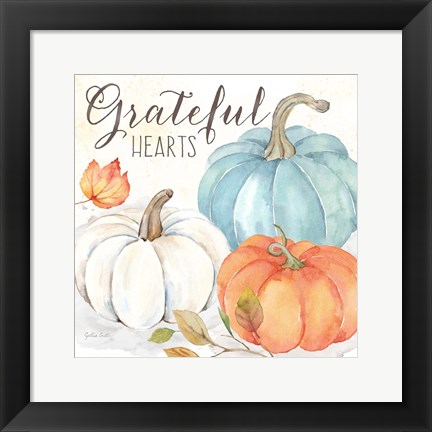 Framed Pumpkin Patch Sentiment I-Gather Print