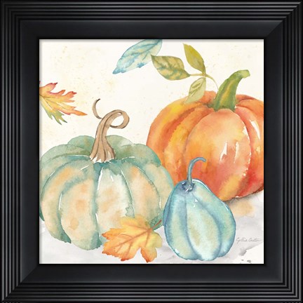 Framed Pumpkin Patch II Print