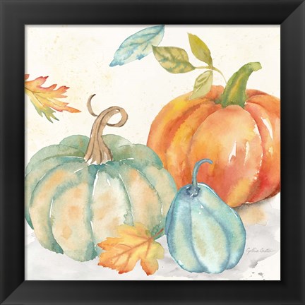 Framed Pumpkin Patch II Print