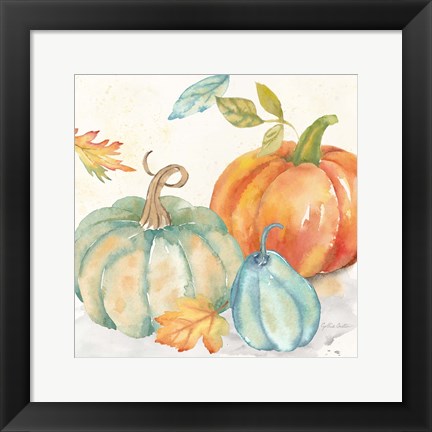 Framed Pumpkin Patch II Print