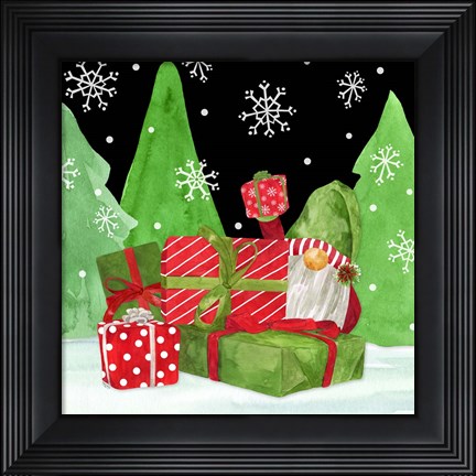 Framed Gnome for Christmas I-Gifts Print