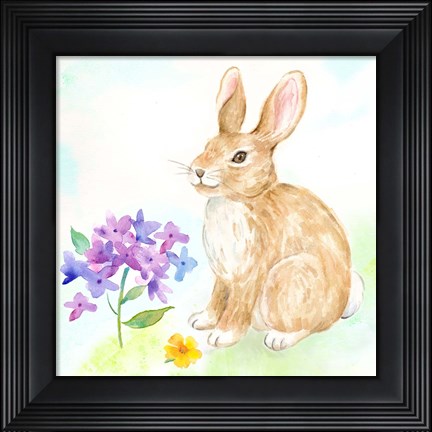 Framed Hello Easter I Print