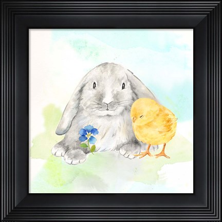 Framed Hello Easter II Print