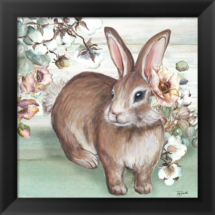 Framed Farmhouse Bunny IV Print