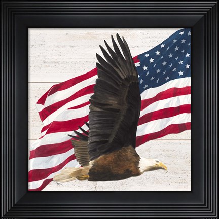 Framed Let Freedom Soar V Print