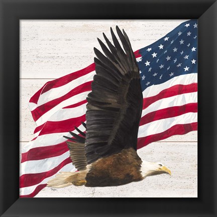 Framed Let Freedom Soar V Print