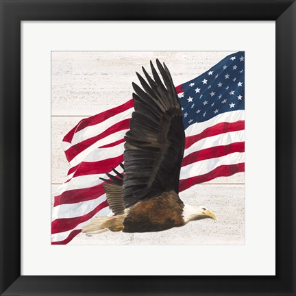 Framed Let Freedom Soar V Print