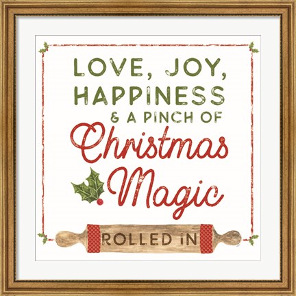 Framed Home Cooked Christmas VII-Christmas Magic Print