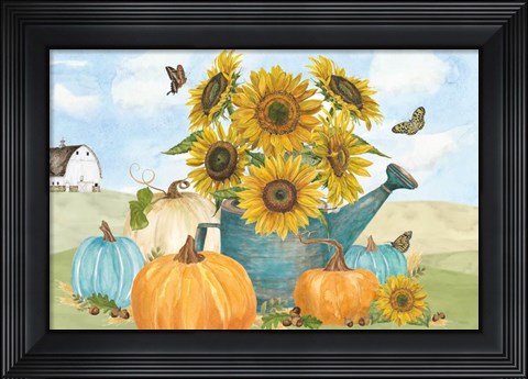 Framed Fall Sunshine I Print