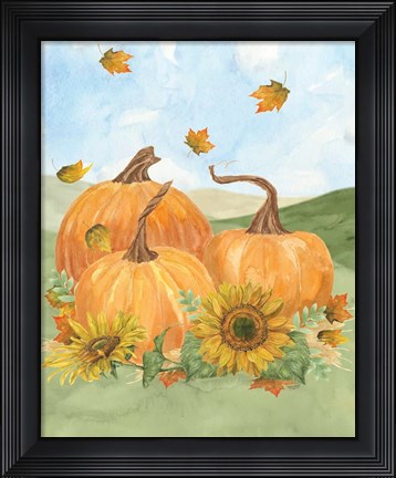 Framed Fall Sunshine III Print