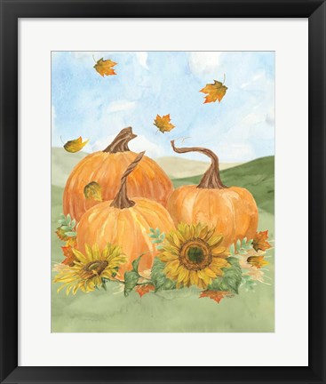 Framed Fall Sunshine III Print