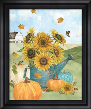 Framed Fall Sunshine IV Print