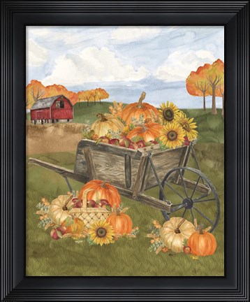 Framed Harvest Season III Print