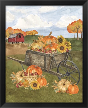 Framed Harvest Season III Print