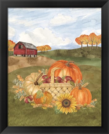 Framed Harvest Season VI Print