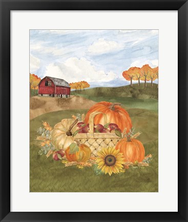 Framed Harvest Season VI Print