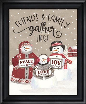 Framed Hello Winter XIV Print