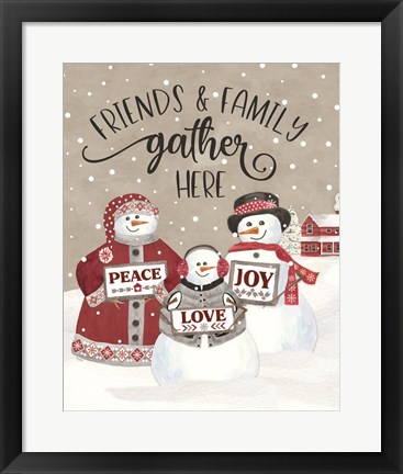 Framed Hello Winter XIV Print