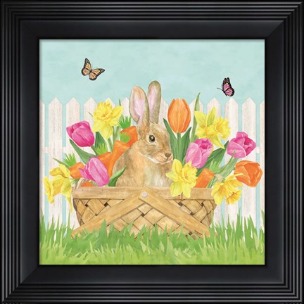 Framed Hoppy Spring V Print