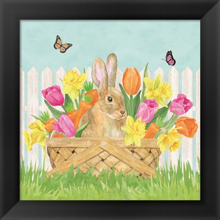 Framed Hoppy Spring V Print