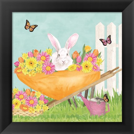 Framed Hoppy Spring VIII Print