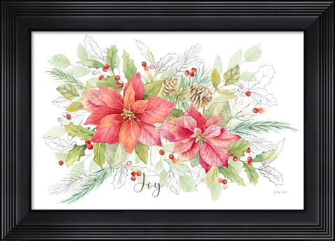 Framed Joyful Holidays I Print