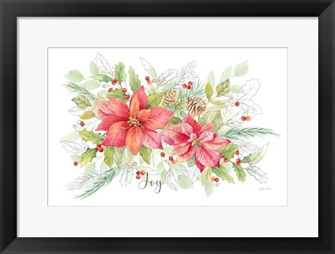 Framed Joyful Holidays I Print