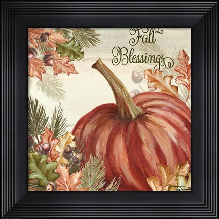 Framed October Symphony III Print