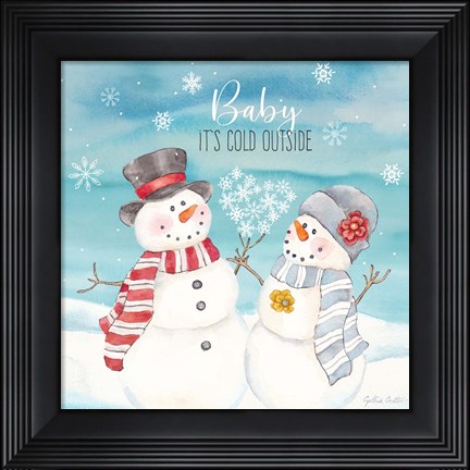 Framed Snow Lace III Print