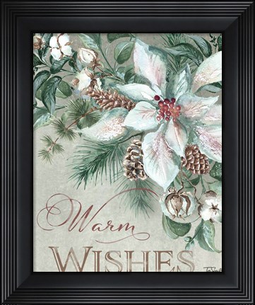 Framed Winter Green IV Print