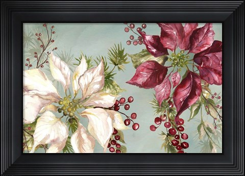 Framed Winter Joy I Print