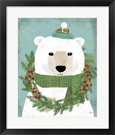 Framed Holiday Likeness II Festive Print