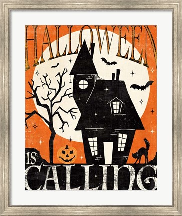 Framed Halloween is Calling III Print