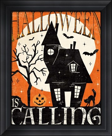 Framed Halloween is Calling III Print