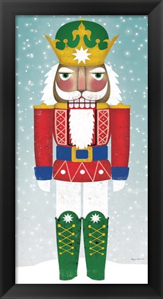 Framed Joyful Nutcracker III Print