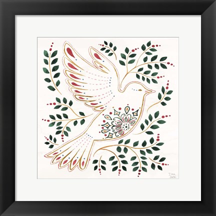 Framed Holiday Sparkle VIII Print