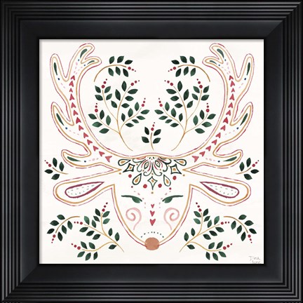 Framed Holiday Sparkle IX Print